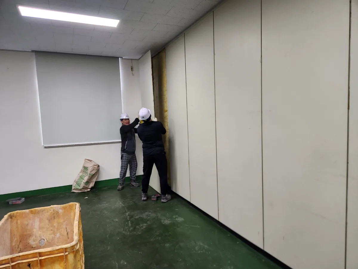 원주 OO대학교 부분철거 시공 사진 2