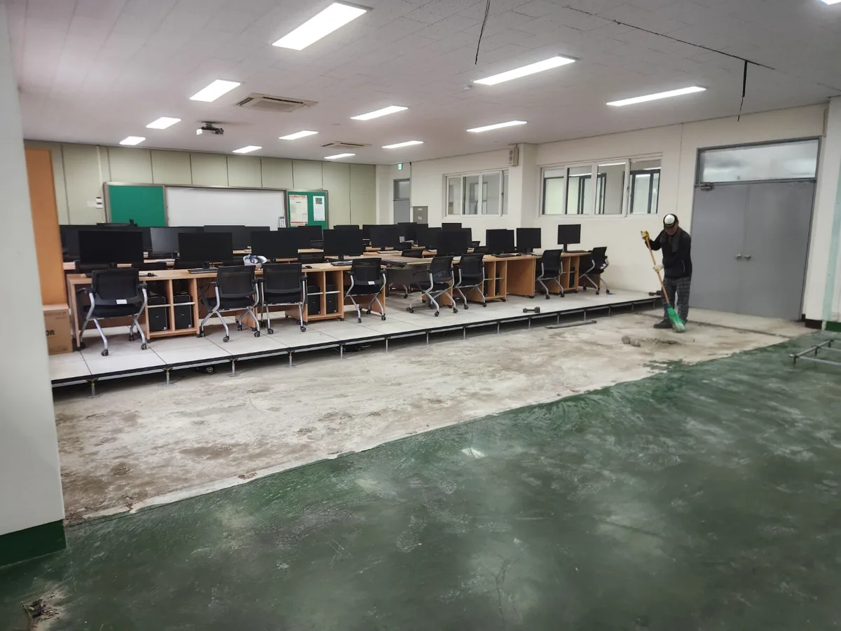 원주 OO대학교 부분철거 시공 사진 5