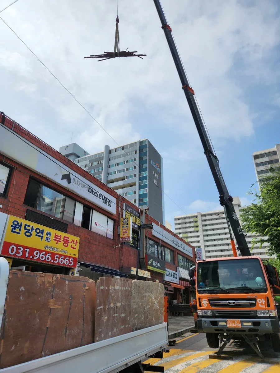 고양시 교회 종탑 철거 시공 사진 9