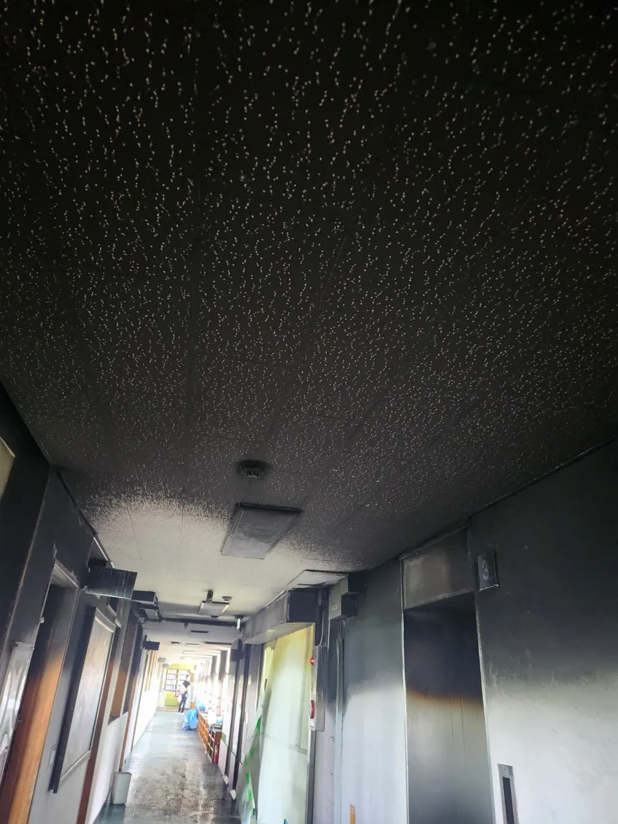 이천 OO초등학교 화재 현장 철거 시공 사진 8
